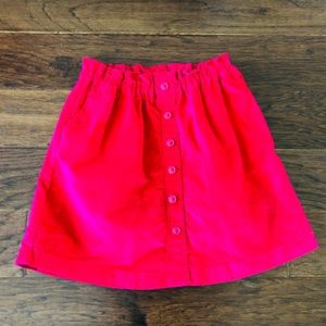 Hot Pink Crewcuts Corduroy Skirt Size 14